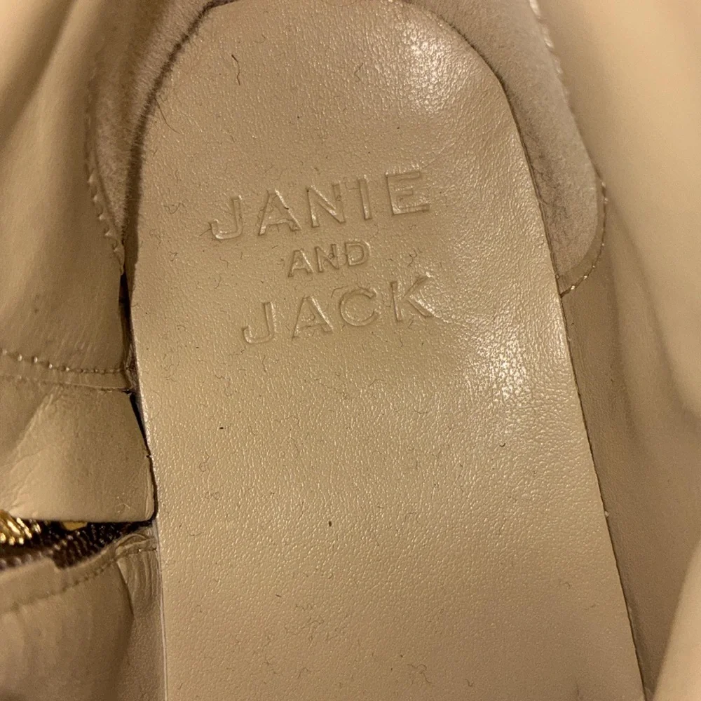 Janie and Jack Tan Kids Boots